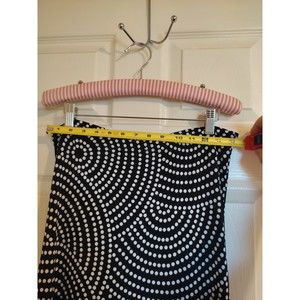 Papaya Strapless Tube Romper Size Medium, Black with White pokadots.